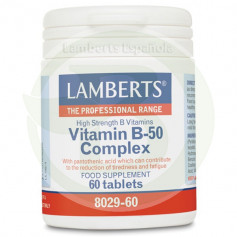 Complesso di Vitamine B-50 60 Tavolette Lamberts