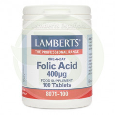 Acido Folico 400µg. Lamberts