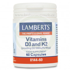 Vitamina D3 e K2 60 Capsule Lamberts