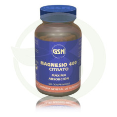 MAGNESIO G.S.N. 400 CITRATO 120 COMPRIMIDOS G.S.N.