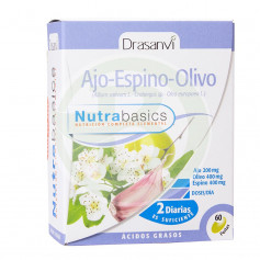 Aglio, Biancospino e Olivo 500Mg. 60 Perle Drasanvi