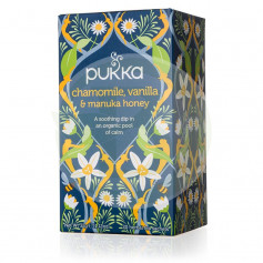 Infuso Golden Camomilla, Vaniglia e Miele Manuka 20 Filtri Pukka
