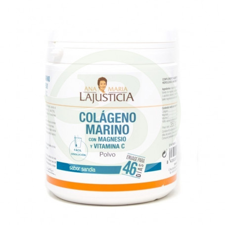 Colágeno Marino con Magnesio y Vitamina C Sandia 350Gr. Ana Maria Lajusticia