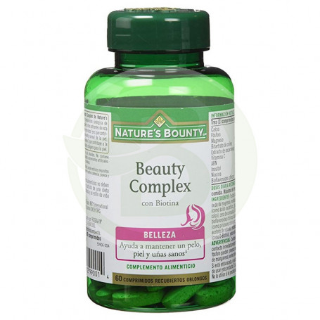 Beauty Complex con Biotina 60 Comprimidos Natures Bounty