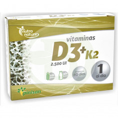 Vitamine D3 e K2 2.500Ui 60 Capsule Pinisan