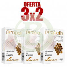 Pack 3x2 Propolín 48 Compresse Soria Natural
