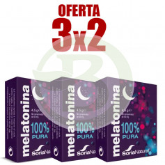 Pack 3x2 Melatonina 90 Compresse Soria Natural