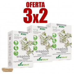 Pack 3x2 Biancospino 30 Capsule Soria Natural