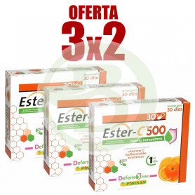 Pack 3x2 Ester C 500 30 Cápsulas Pinisan