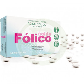 Ácido Fólico Comprimidos Retard Soria Natural