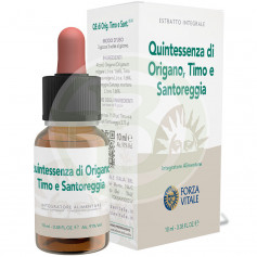 Quintaessenza di Origano, Timo e Santoreggia 10Ml. Forza Vitale