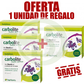 Pack 3x2 Carbolite 60 Cápsulas Herbora