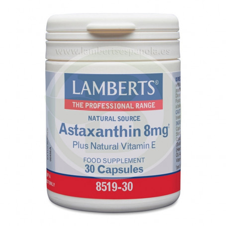 Astaxantina con Vitamina E 30 Capsule Lamberts