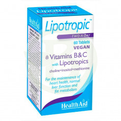 Lipotrópicos con Vitaminas B y C Health Aid
