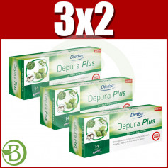 Pack 3x2 Depura Plus 14 Flaconcini Dietisa