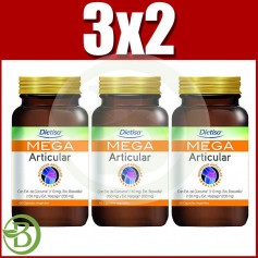Pack 3x2 Mega Articular 60 Capsule Dietisa