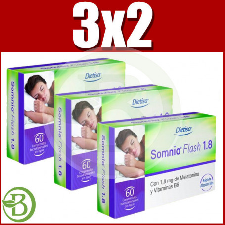 Somnio Flash 60 Comprimidos Dietisa
