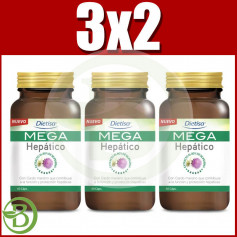 Pack 3x2 Mega Epatico 60 Capsule Dietisa