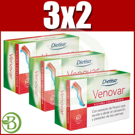 Venovar 60 Cápsulas Dietisa
