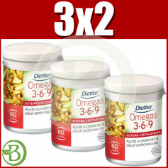 Pack 3x2 Omega 3-6-9 60 Perle Dietisa
