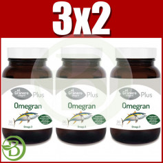 Pack 3x2 Omegran 3 Plus 90 Perle El Granero