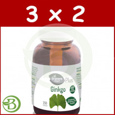 Confezione 3x2 Ginkgo Biloba 250 Capsule El Granero