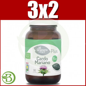 Confezione 3x2 Cardo mariano biologico 90 Capsule El Granero