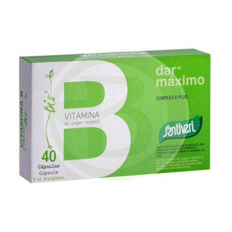 Complesso vitaminico B Plus 40 Compresse Santiveri