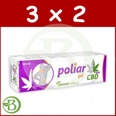 Confezione 3x2 Gel Poliar CBD 100Ml. Pinisán