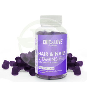 Hair &amp; Nails Vitamine 60 Gummies Chic&amp;Love Nutrition
