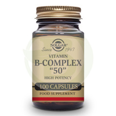 Complesso vitaminico B con Vit C 100 capsule Solgar