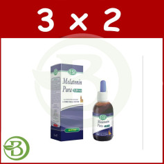 Confezione 3x2 Melatonina Gocce 50Ml. Con Erbe Notte 1.9Mg. ESI - Dieta Trepat