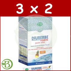 Pack 3x2 Diurerbe Forte Pocket Drink (Ananas) 24 Buste ESI