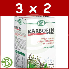 Confezione 3x2 Karbofin Forte 60 Capsule ESI - Dieta Trepat