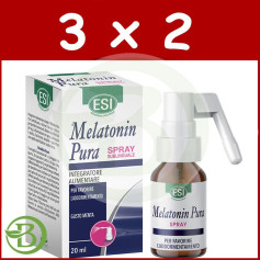 Confezione 3x2 Melatonina Pura Spray 20Ml. esi
