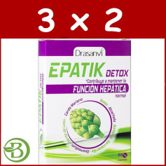 Confezione 3x2 Epatik Detox 30 Compresse Drasanvi