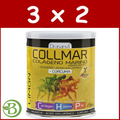 Confezione 3x2 Collmar con Curcuma Gusto Limone 300Gr. Drasanvi