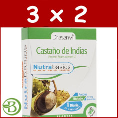 Pack 3x2 Ippocastano 30 Capsule Drasanvi