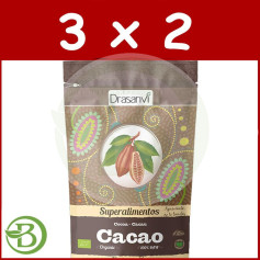 Pack 3x2 Cacao Biologico 175Gr. Drasanvi