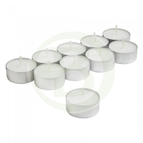 Candele Tea Light Bianche 8Ud. cajoma