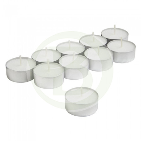 Candele Tea Light Bianche 8Ud. cajoma