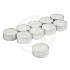 Candele Tea Light Bianche 8Ud. cajoma