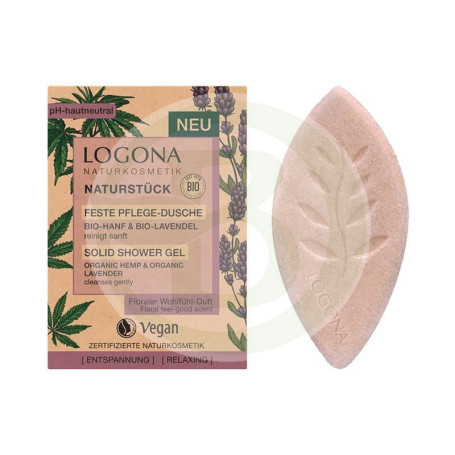 Gel Doccia Solido Canapa Biologica &amp; Lavanda Biologica Logona