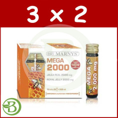 Confezione 3x2 Pappa Reale Mega 2000Mg. marnys