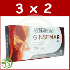 Confezione 3x2 Ginseng coreano Marnys