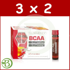 Confezione 3x2 BCAA 20 Fiale Marnys