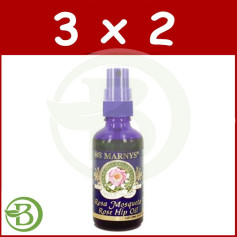 Pack 3x2 Puro Olio di Rosa Mosqueta Spray 50Ml. marnys