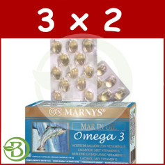 Confezione 3x2 Mar In Olio (Olio Di Salmone) 60 Perle Marnys