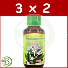 Confezione 3x2 Olio Alimentare Di Sesamo 125Ml. marnys