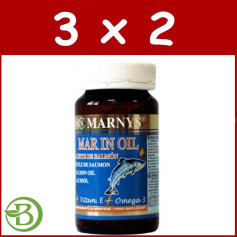 Confezione 3x2 Mar In Olio (Olio Di Salmone) 150 Perle Marnys